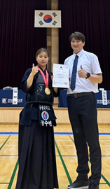 유원대 검도부, '23회 회장기 전국대학검도선수권대회'서 여자 개인전 우승